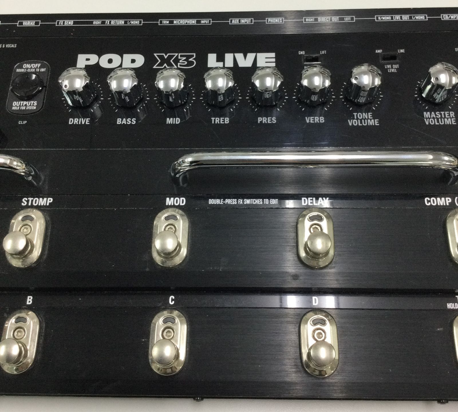 起動・スイッチ切り替え確認済み】LINE6 POD X3 LIVE マルチ