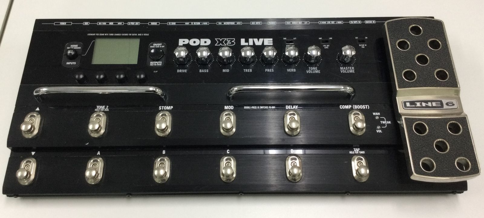 起動・スイッチ切り替え確認済み】LINE6 POD X3 LIVE マルチ