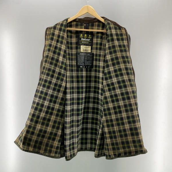 中古】Barbour 90s BEAUFORT 3ワラント 英国製 セージグリーン サイズ