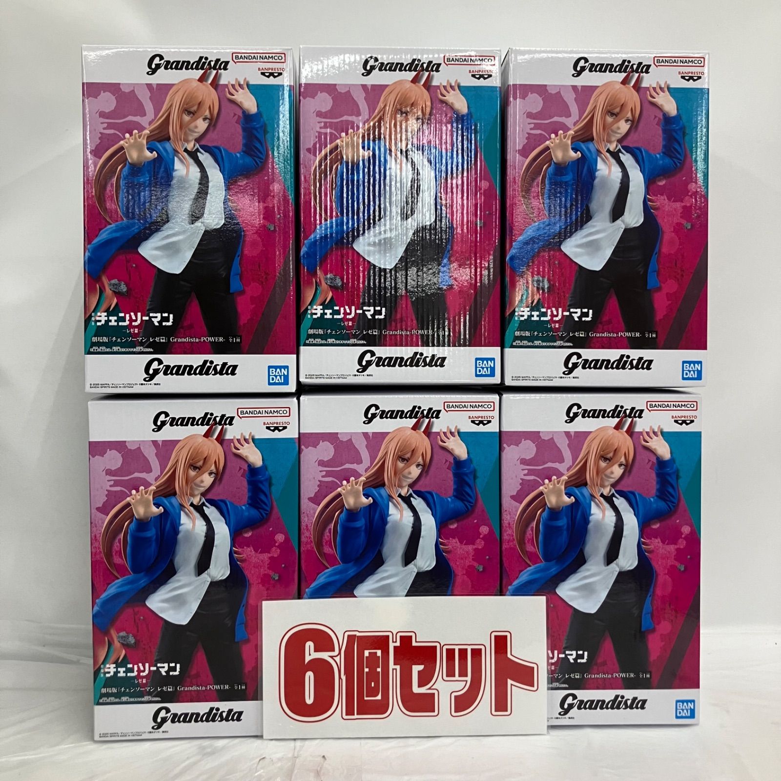 チェンソーマン Grandista パワー フィギュア 6個セット 新品未開封品 未開封 チェンソーマン Grandista フィギュア パワー 6個セット LF9H99