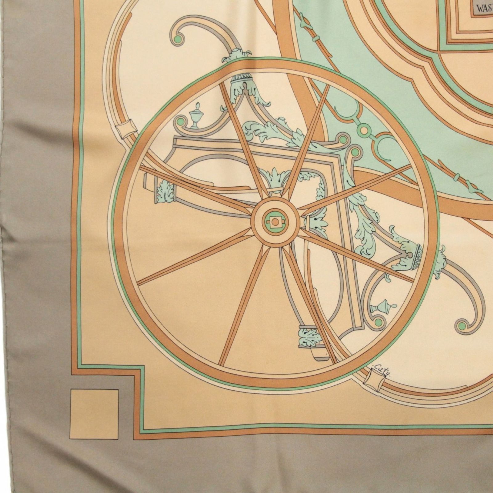 エルメス HERMES カレ90 WASHINGTON'S CARRIAGE ワシントンの馬車 大判