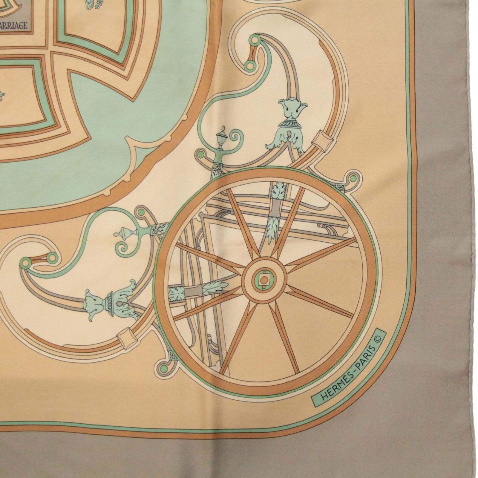 エルメス HERMES カレ90 WASHINGTON'S CARRIAGE ワシントンの馬車 大判
