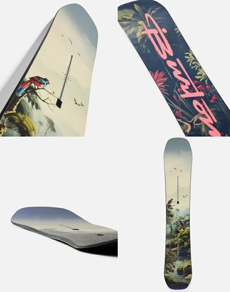 BURTON Men's Custom Flying V Jungle Snowboard / バートン カスタム