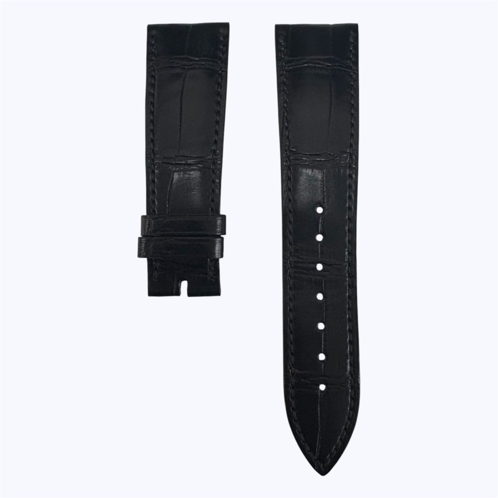 専用です　BLANCPAIN 純正 時計ベルト ブラック 中古品】時計バンド Blancpain ブランパン 純正22mm レザーベルト