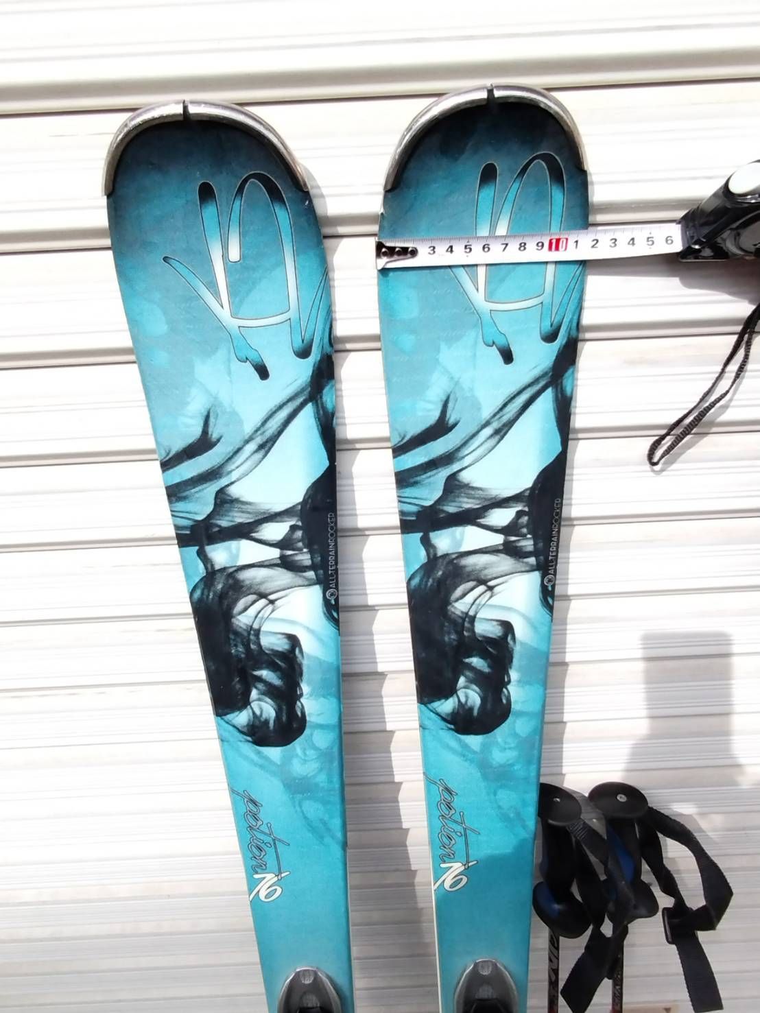 K2 potion 76 スキー板/156cm/ビンディング/おまけSINANOポール付き
