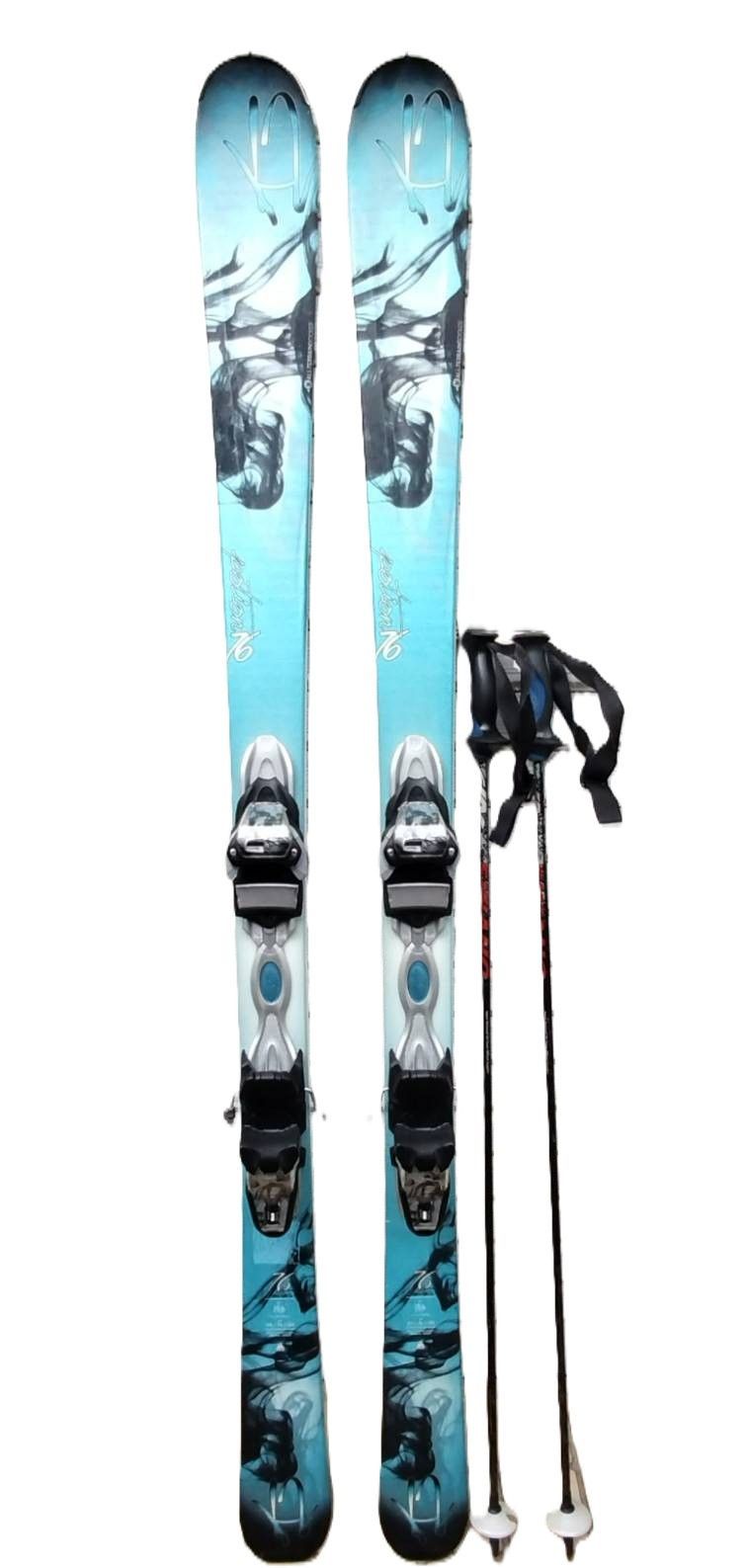 K2 potion 76 スキー板/156cm/ビンディング/おまけSINANOポール付き