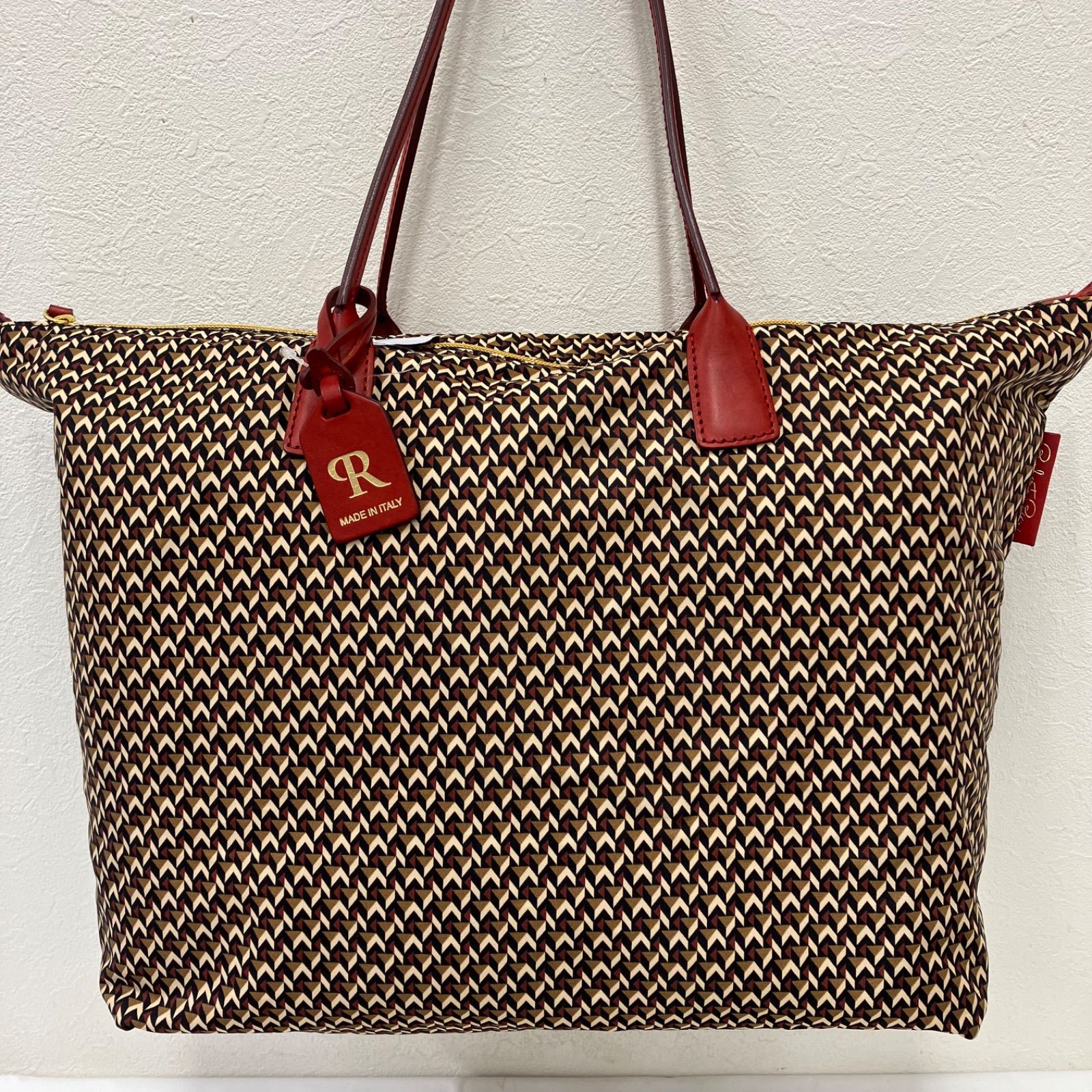 9144 【良品】 ROBERTA PIERI ロベルタピエリ トートバッグ レッド