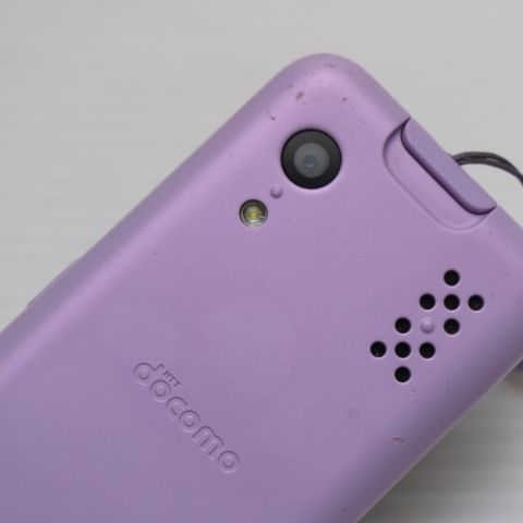 良品中古 KY-41C キッズケータイ ラベンダー DoCoMo スマホ 京セラ