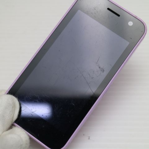 良品中古 KY-41C キッズケータイ ラベンダー DoCoMo スマホ 京セラ