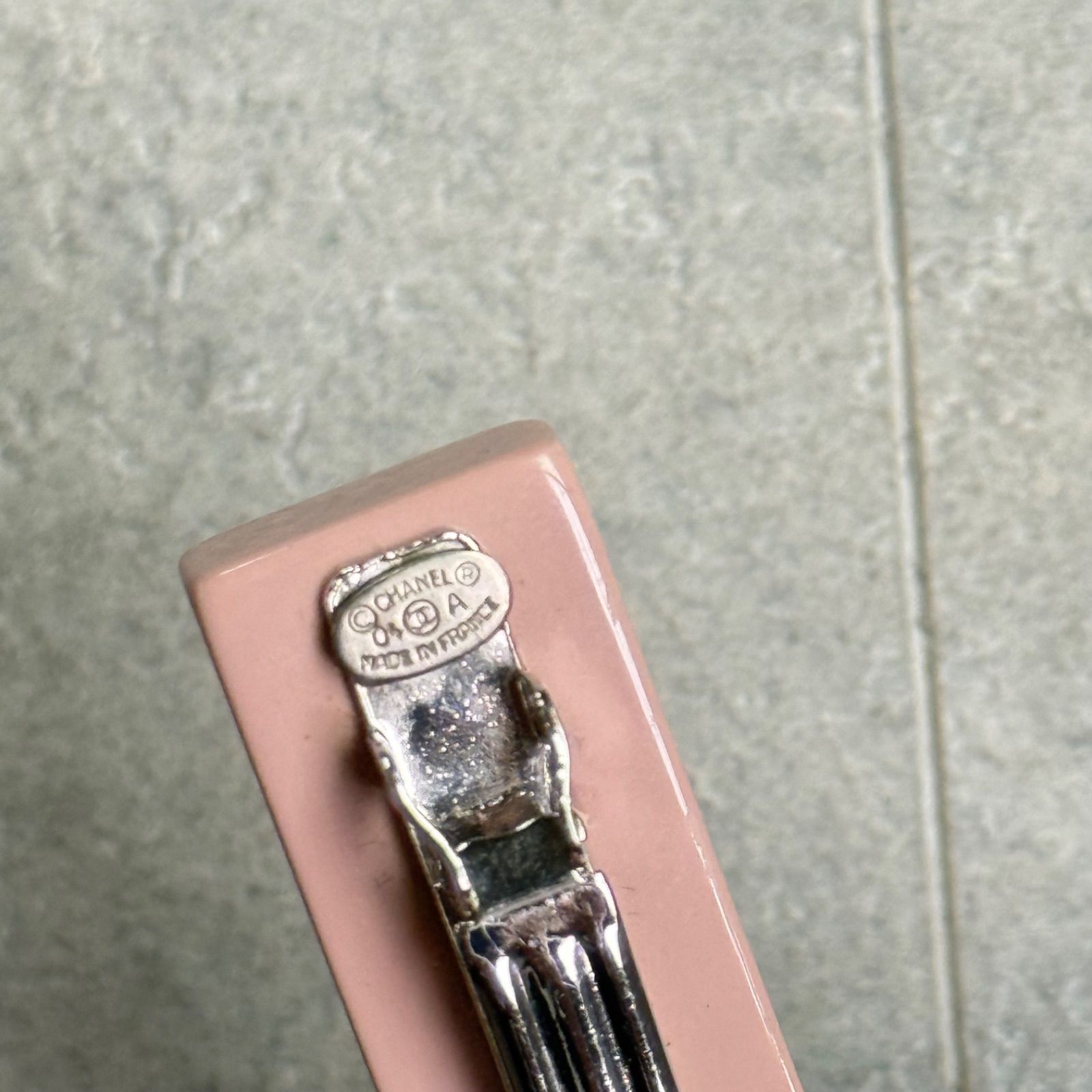 CHANEL シャネル ココマーク ストーン ハート ヘアアクセリー クリップ
