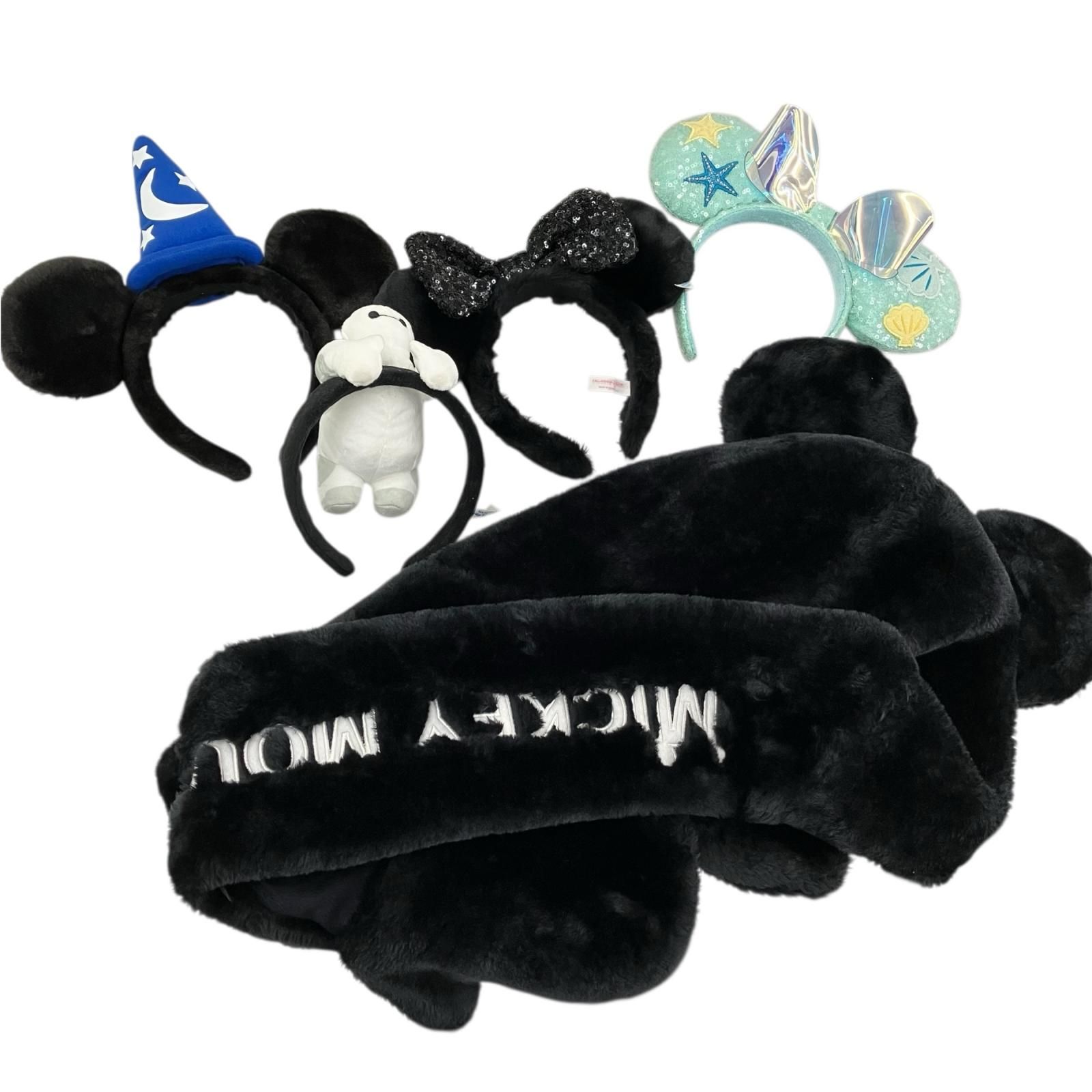 ディズニー　カチューシャ　キャップ5点セット 186001 現状品 Disney ディズニー カチューシャ・マフラーキャップ 5点