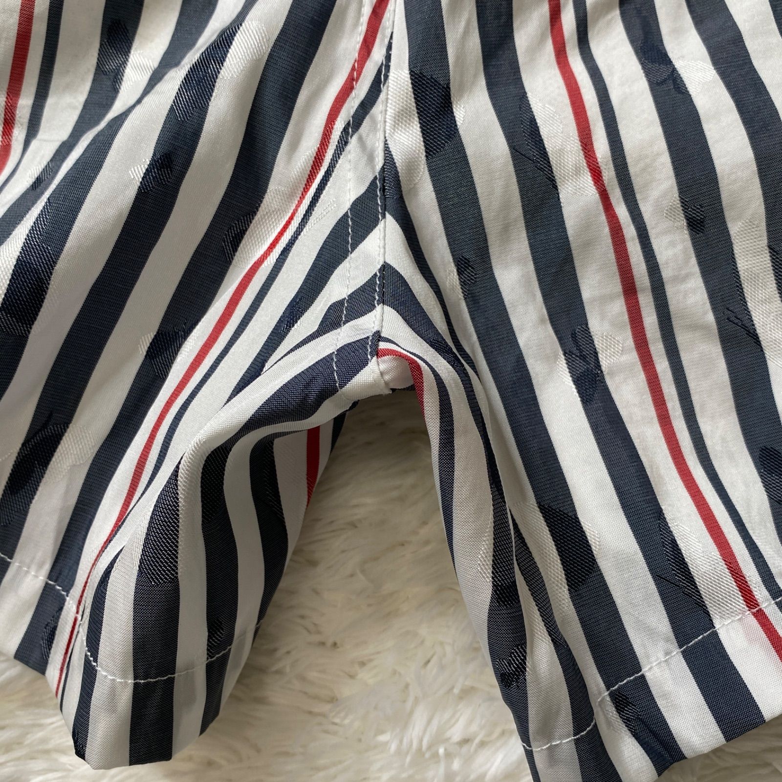 THOM BROWNE トリコロール ストライプ スイムショーツ 水着 海パン