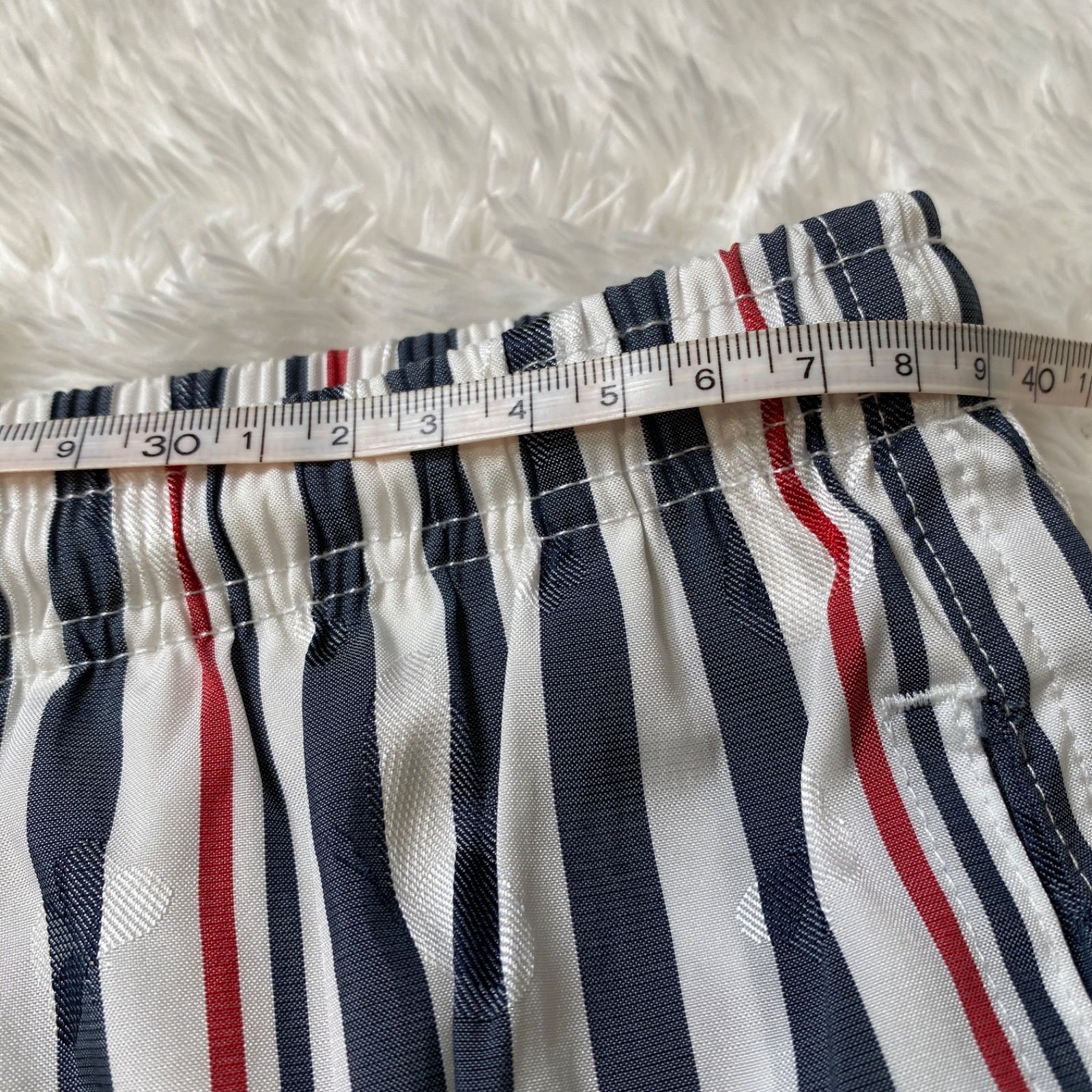THOM BROWNE トリコロール ストライプ スイムショーツ 水着 海パン