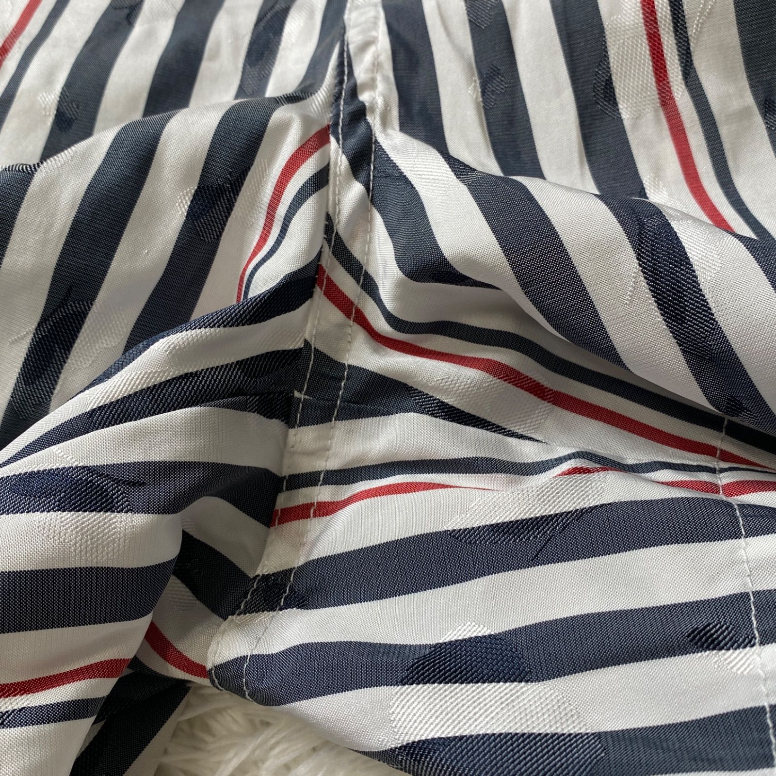 THOM BROWNE トリコロール ストライプ スイムショーツ 水着 海パン