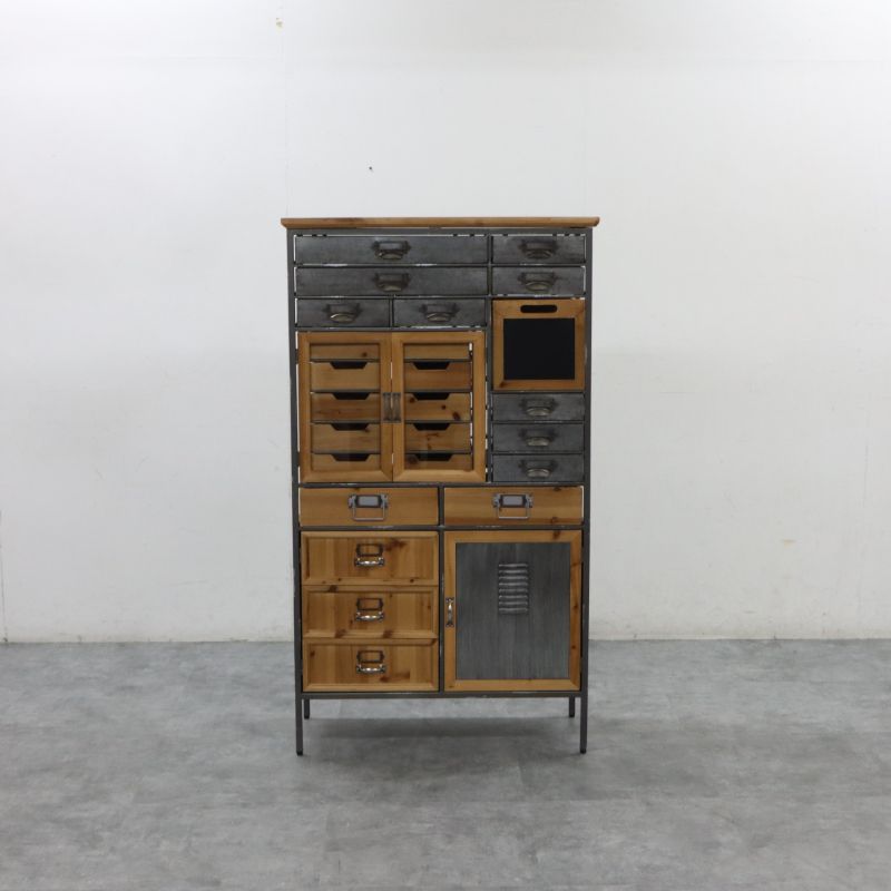 KARE カレ アートファクトリー 木製キャビネット ビンテージ アンティーク 展示美品 KARE カレ Art Factory アートファクトリー キャビネット