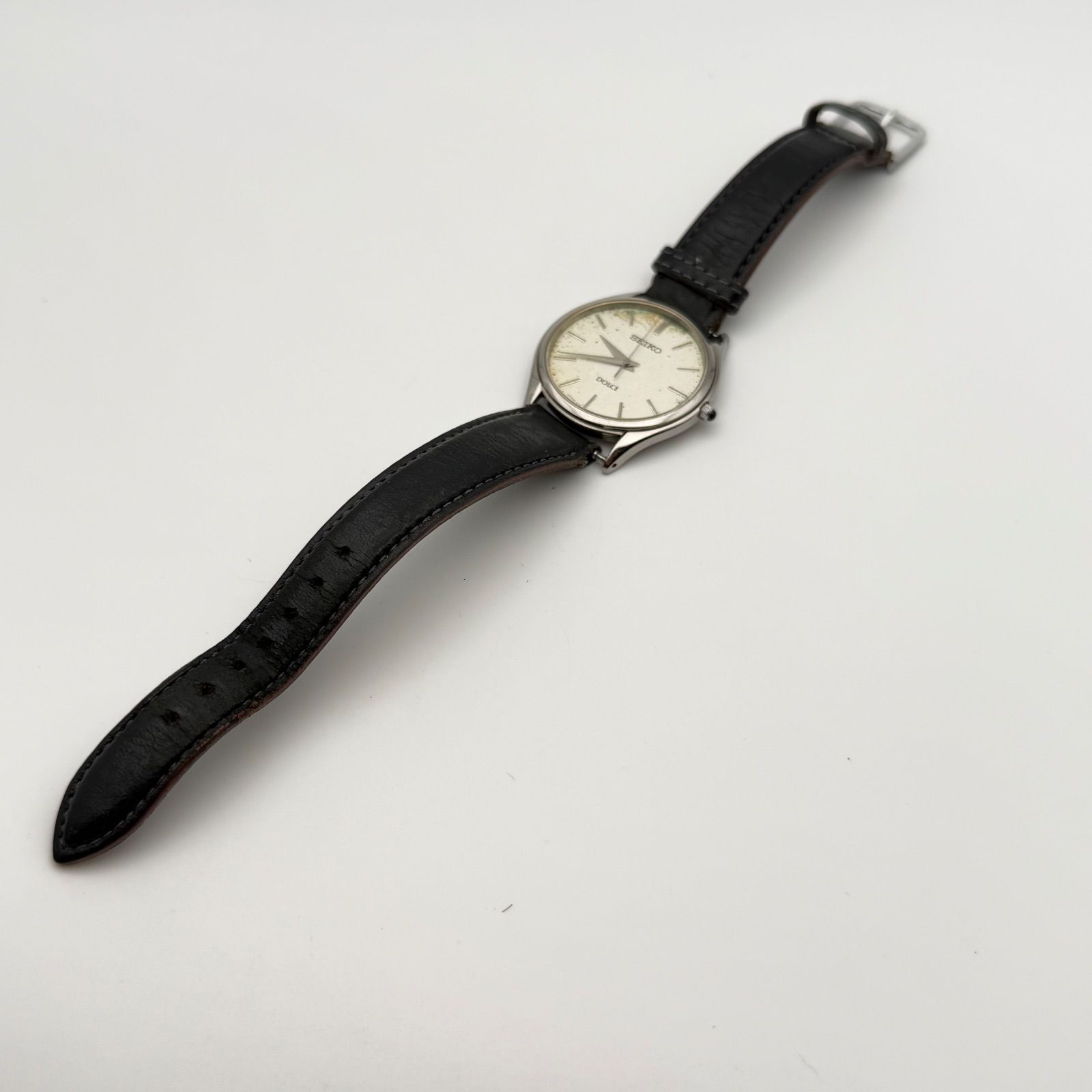 稼働 訳あり品】SEIKO DOLCE 8J41-0AJ1 年差クォーツ セイコー