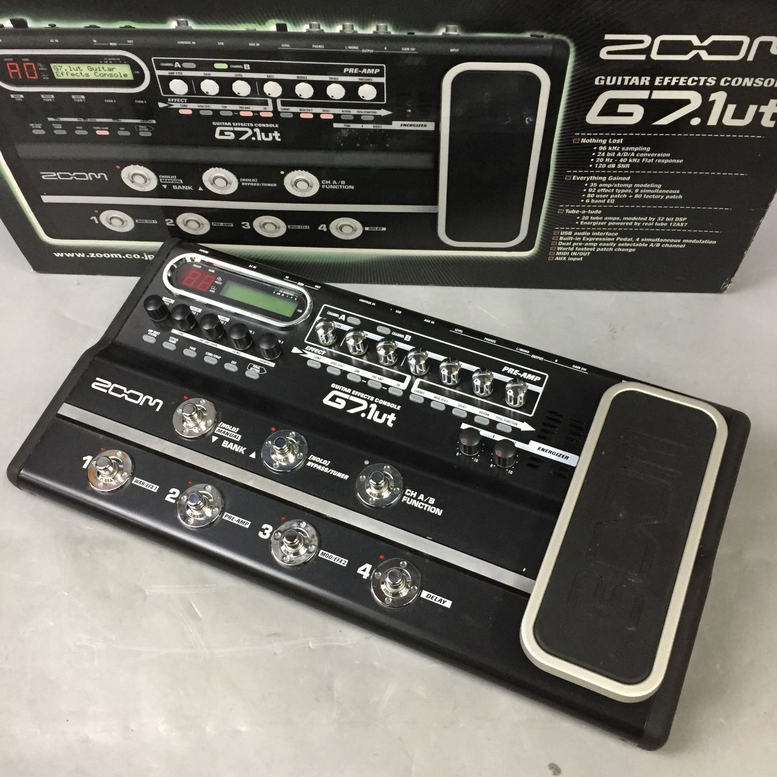 ZOOM G7.1ut Guitar Effects Console AA9NF480505 f146 - メルカリ