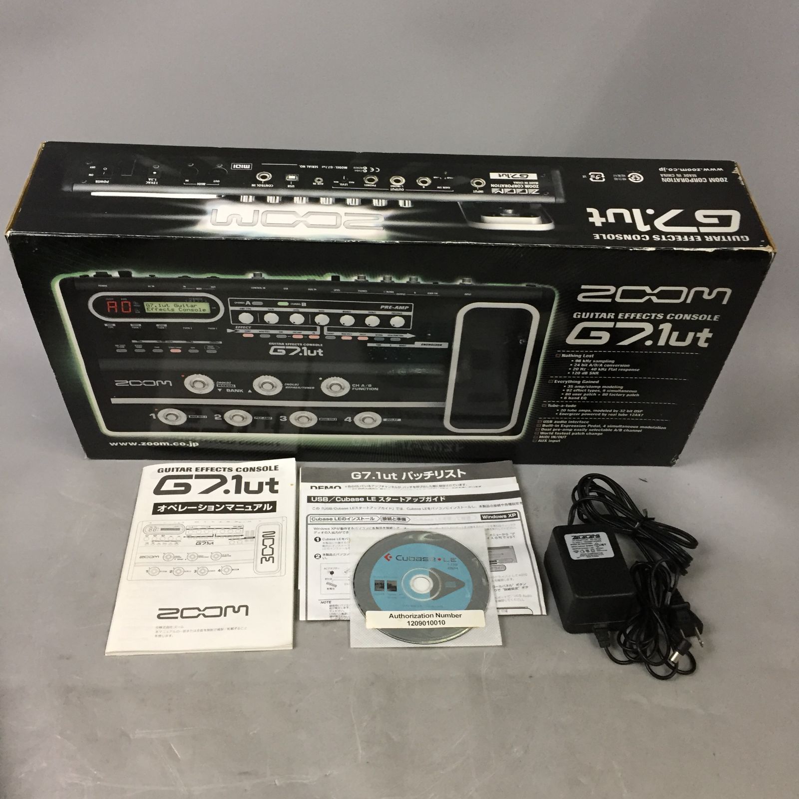 ZOOM G7.1ut Guitar Effects Console AA9NF480505 f146 - メルカリ