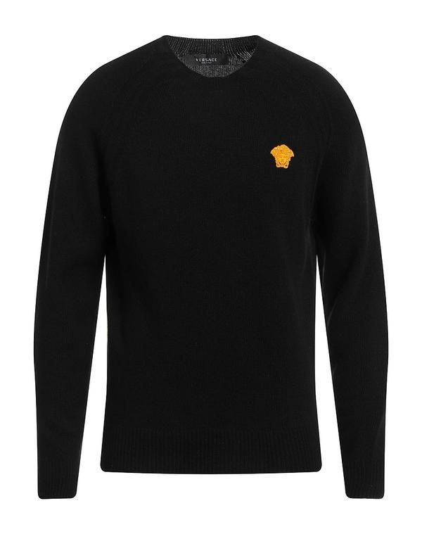 ヴェルサーチ メンズ アウター カーディガン カシミヤニット VERSACE Black ブラック 94,490円