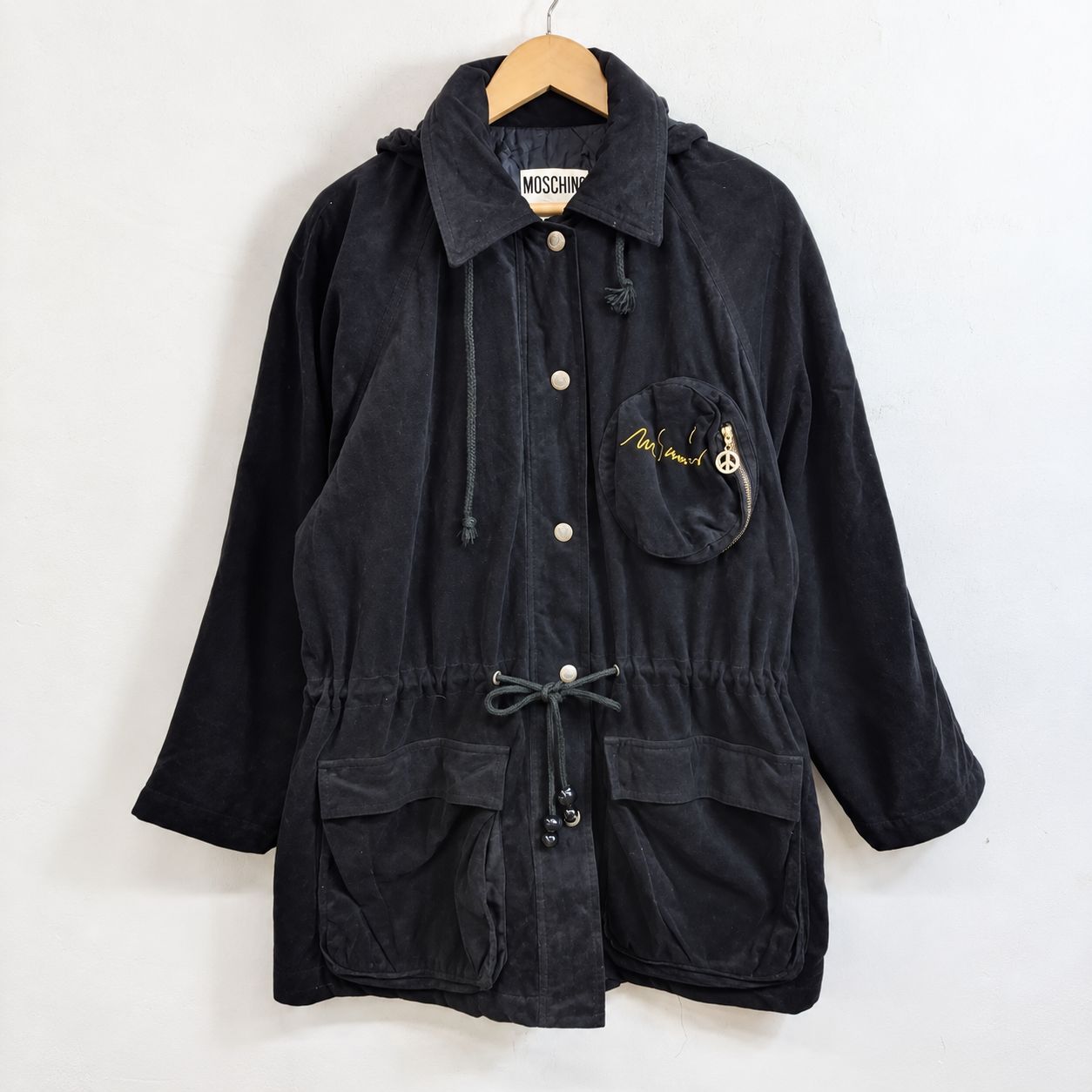 90s MOSCHINO JEANS モスキーノジーンズ ジップアップ ジャケット