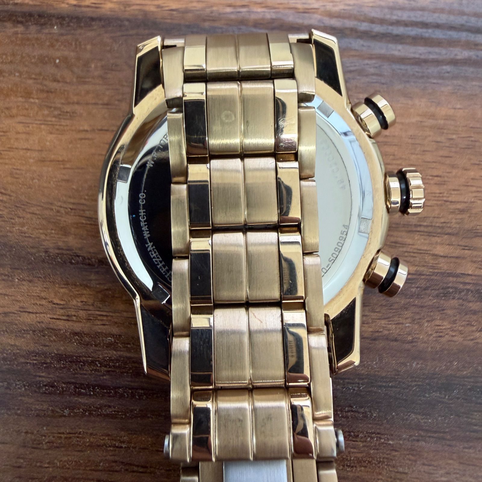 美品】CITIZEN シチズン エコドライブ クロノグラフ CA4086-56E