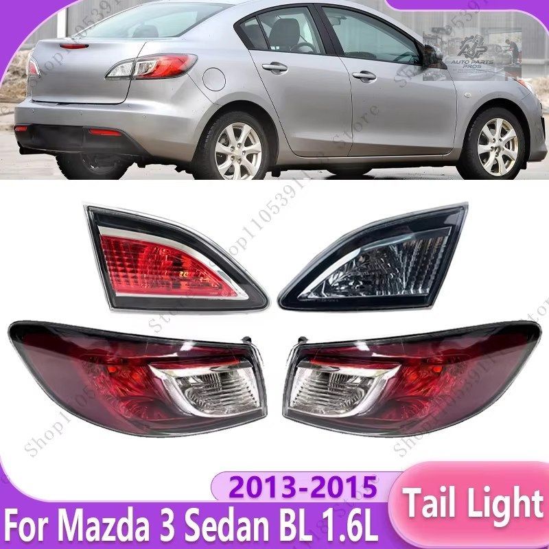 テールライトアセンブリリアウィンカーライトブレーキランプランプフォグライト マツダ 3 セダン BL 1.6L 2013 2014 2015 21,374円