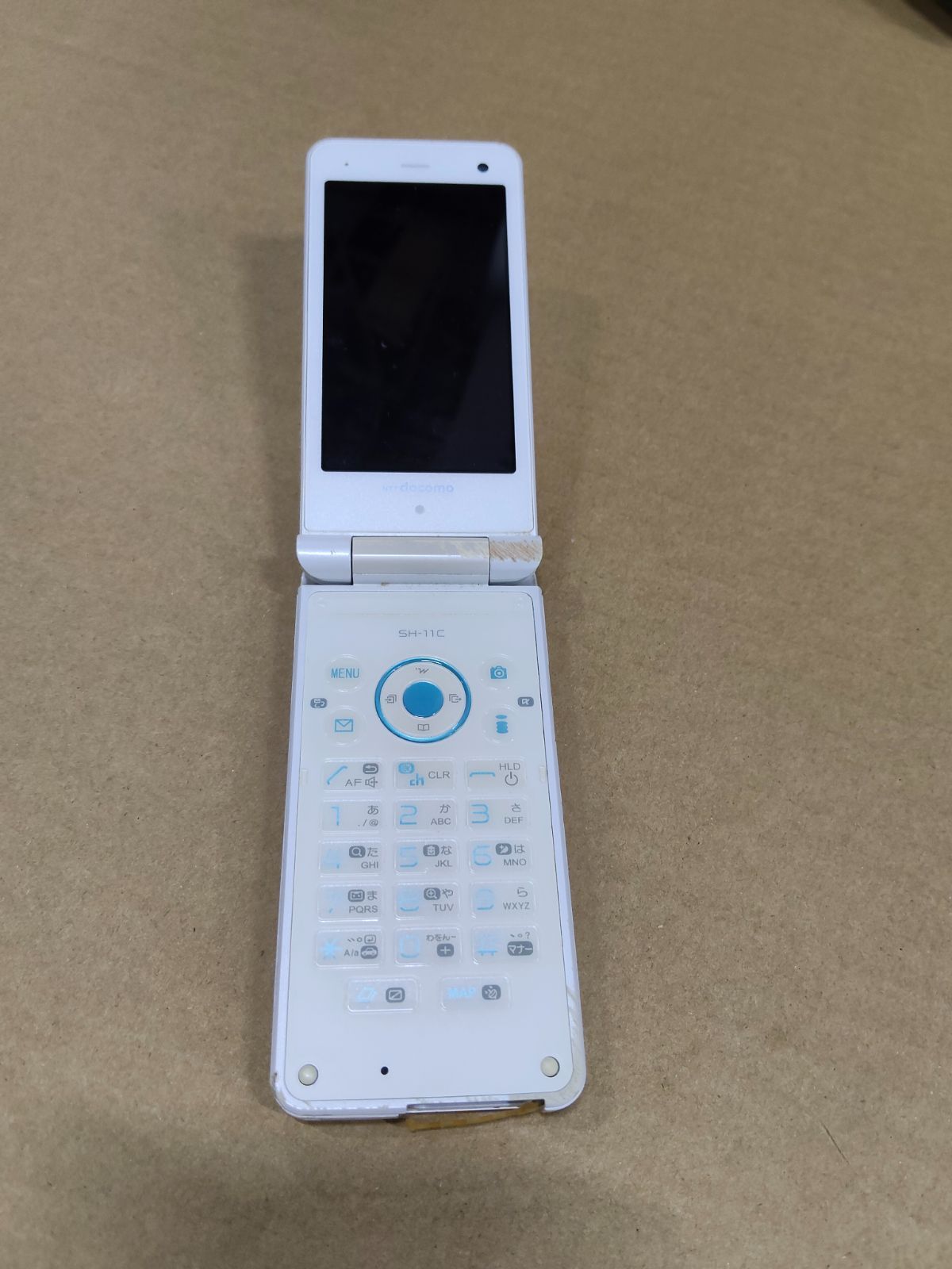 893023 ドコモ ガラケー docomo SH-11C ホワイト - メルカリ