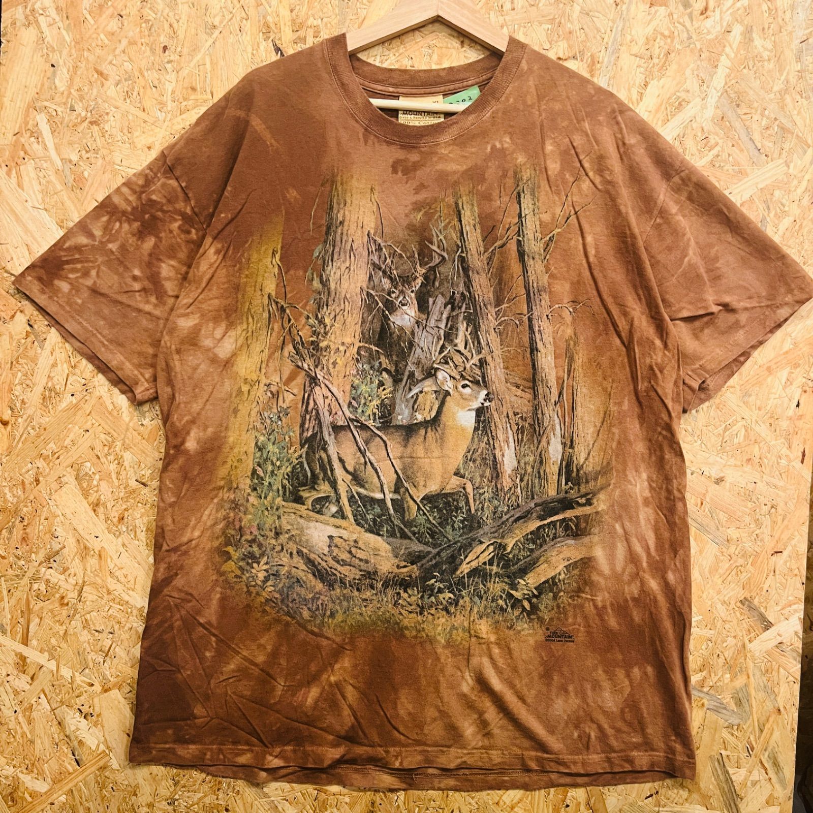 THE MOUNTAIN】2004年製 ザマウンテン アニマルプリント Tシャツ シカ