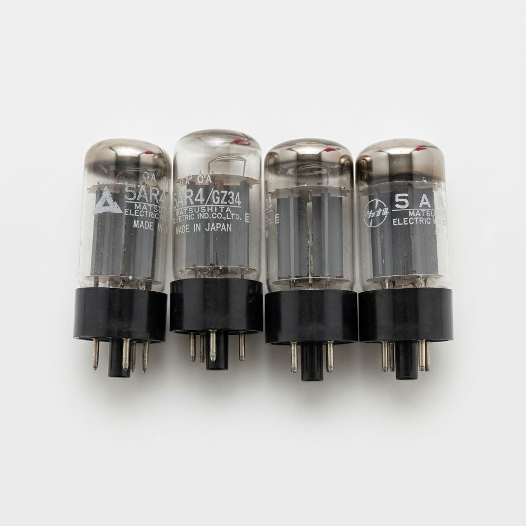 ☆ National ナショナル 真空管 5AR4 PL 504 4本セット - メルカリ