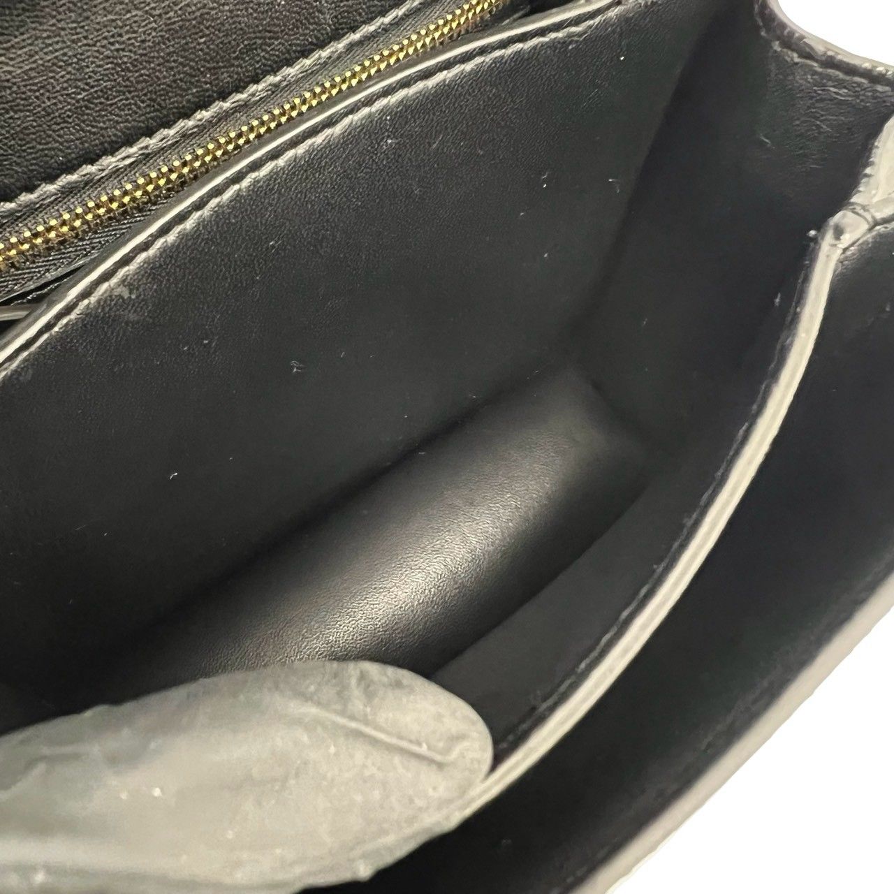 極 美品 CELINE セリーヌ クラシック スモール 金具 レザー 本革