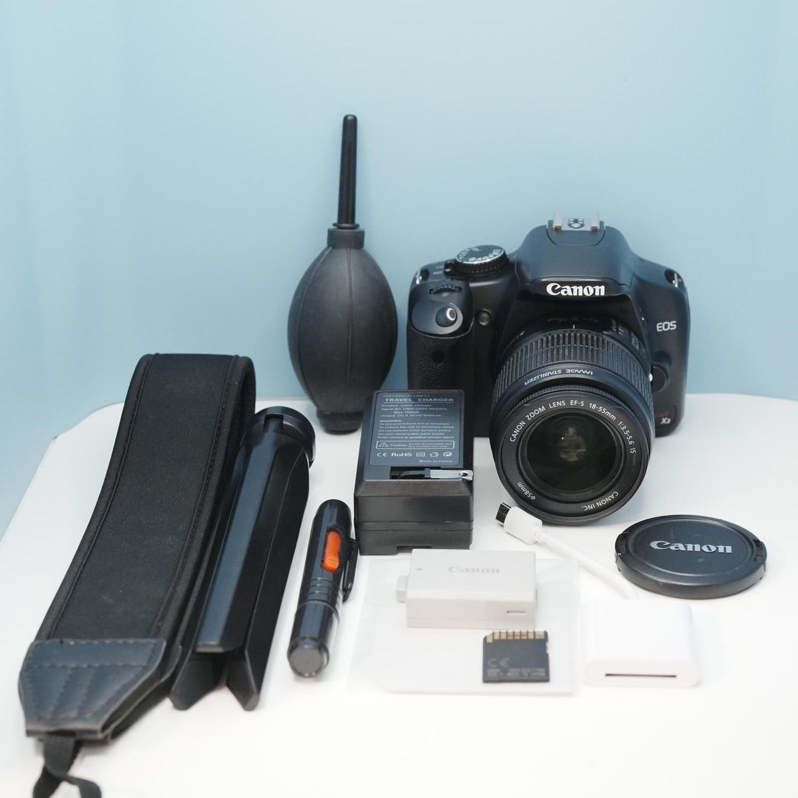 Canon EOS kiss X2 一眼レフ スマホ転送OK フルセット 美品 シロクマ