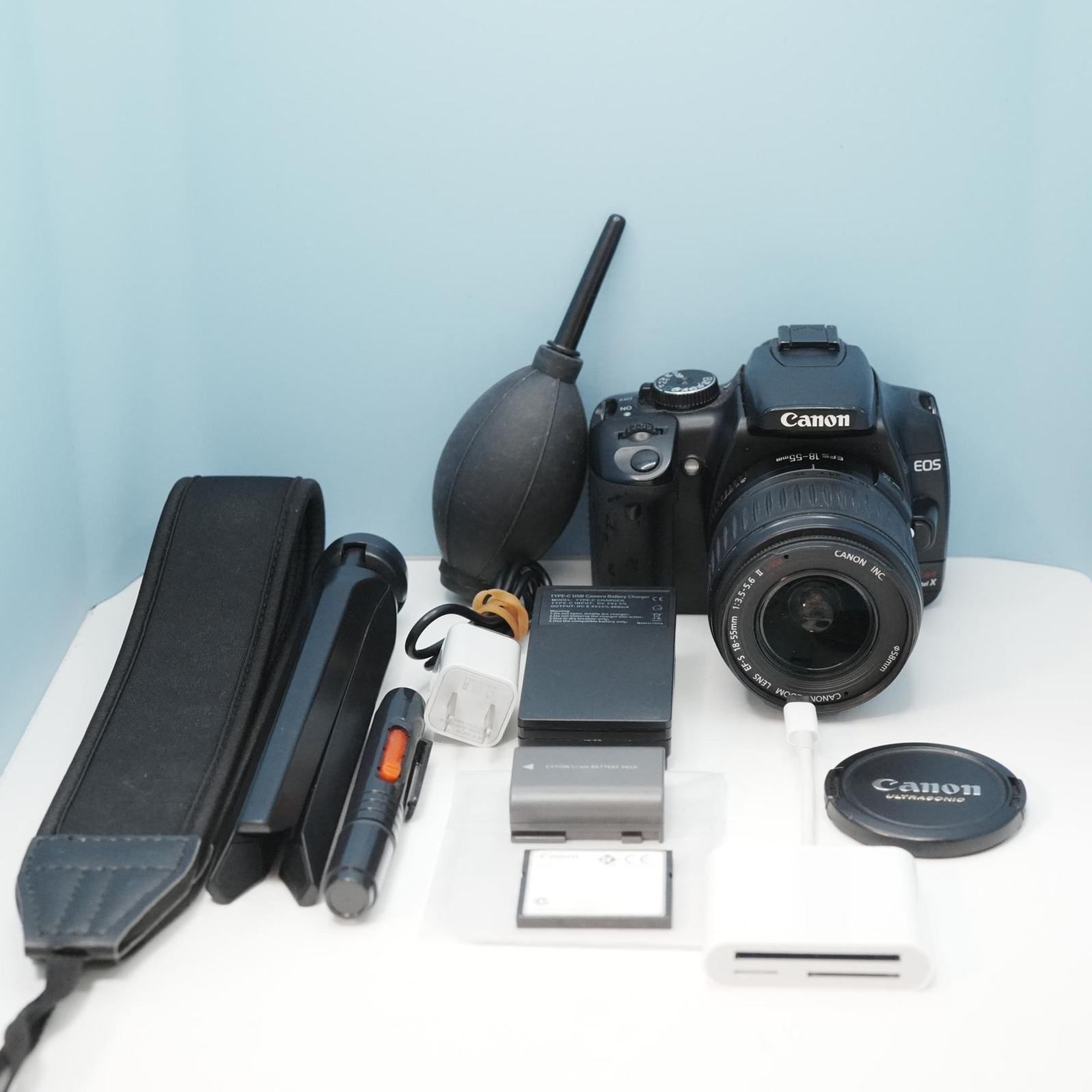 Canon EOS kiss Digital X 一眼レフ スマホ転送OK フルセット シロクマ