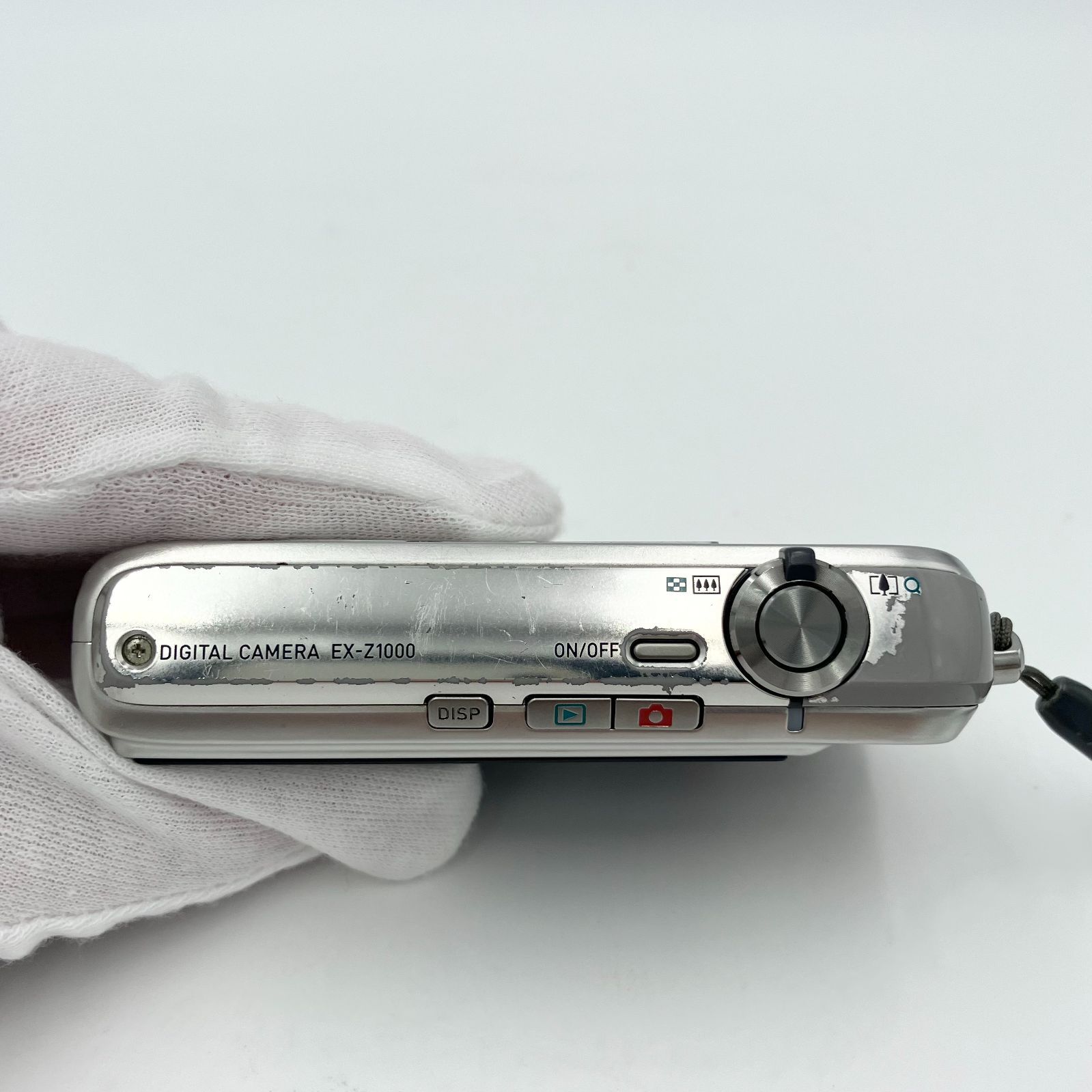 動作品 CASIO カシオ EXILIM EX-Z1000 シルバー 液晶デジタルカメラ