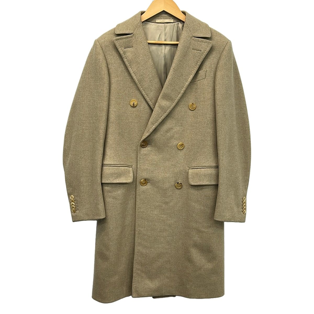 CARUSO(カルーソ) コート サイズ46 XL メンズ美品 - ベージュ - メルカリ