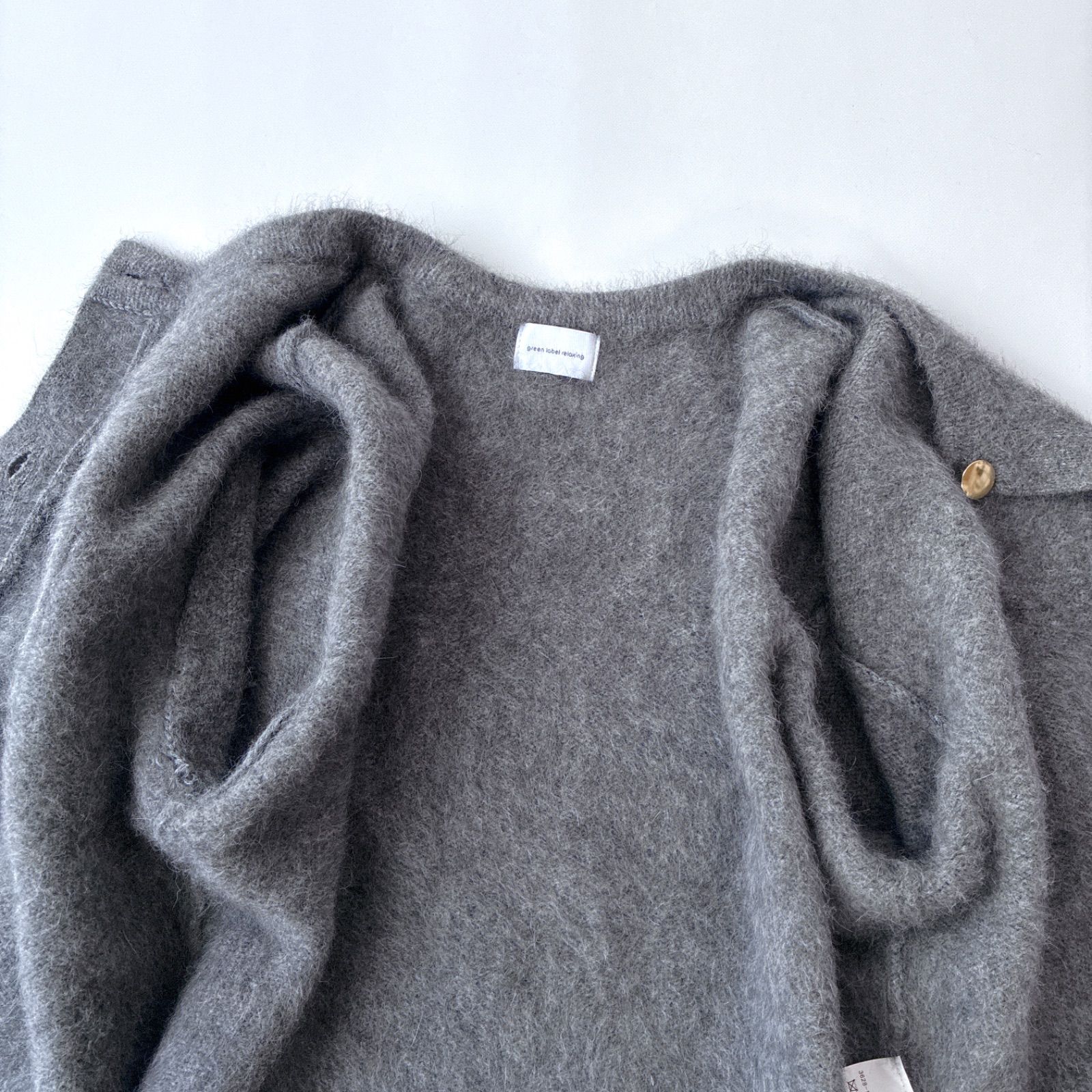 24AW green label relaxing フォックス カシミヤ デイリーエリート