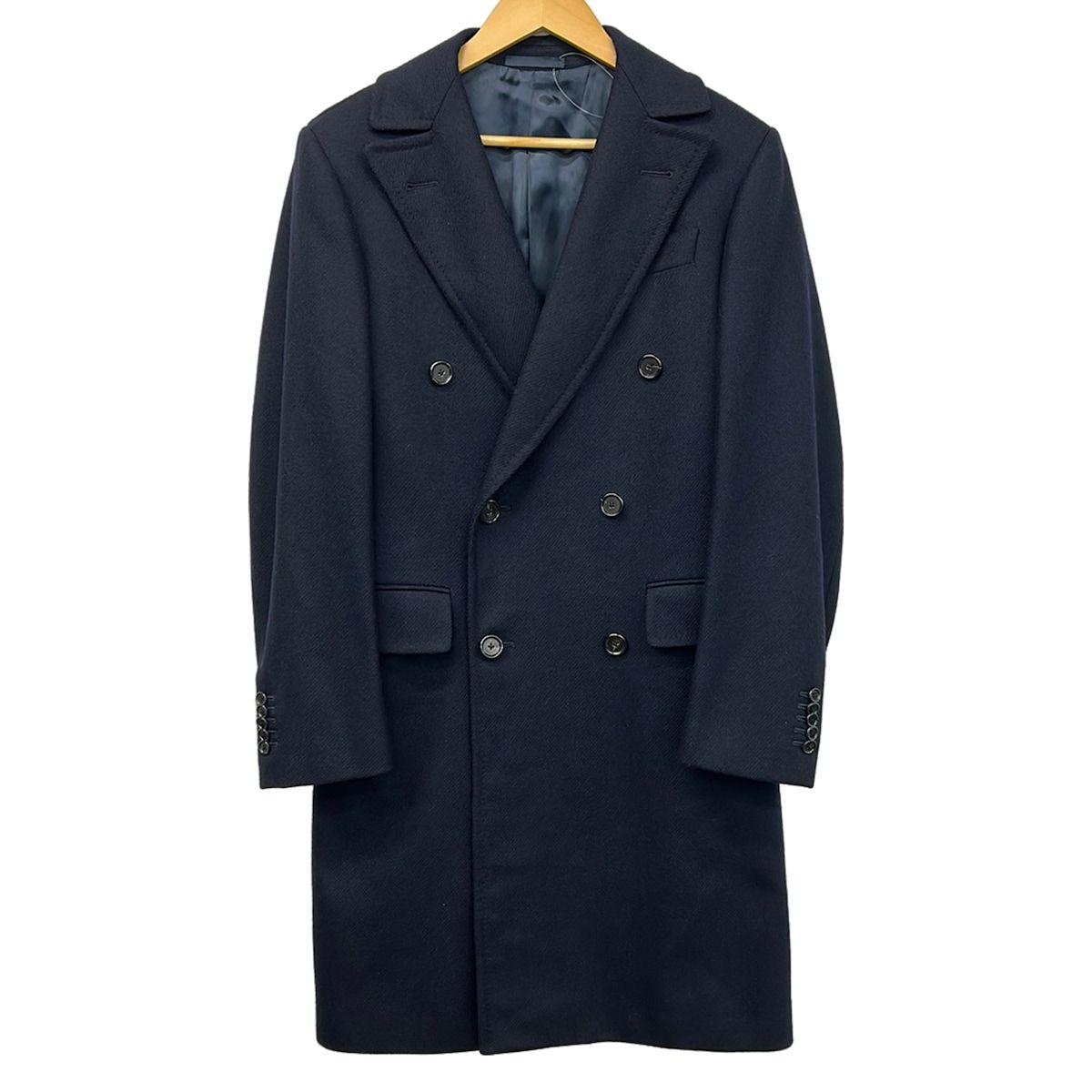 CARUSO(カルーソ) コート サイズ46 XL メンズ美品 - ダークネイビー