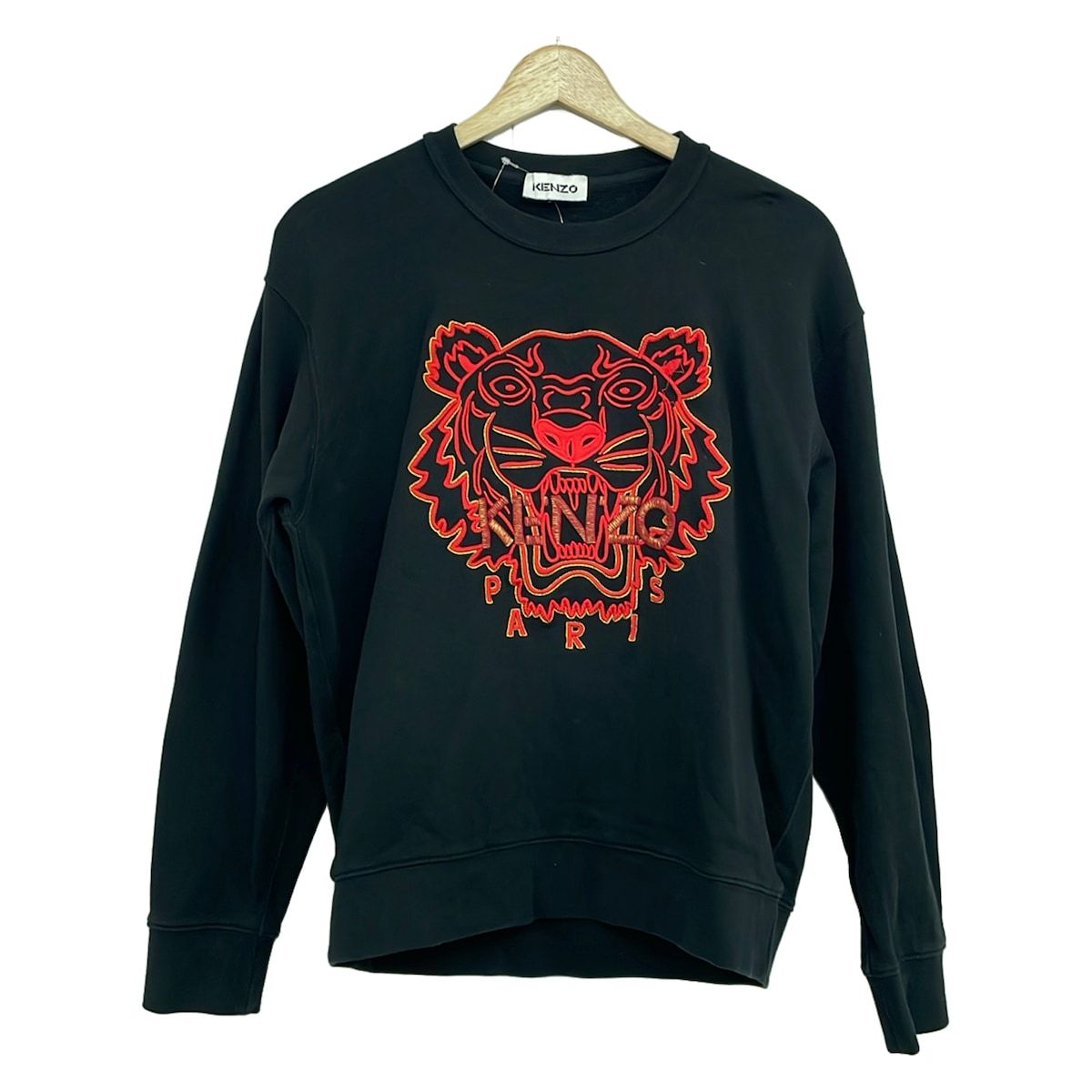 KENZO(ケンゾー) トレーナー レディース - 黒×レッド - メルカリ