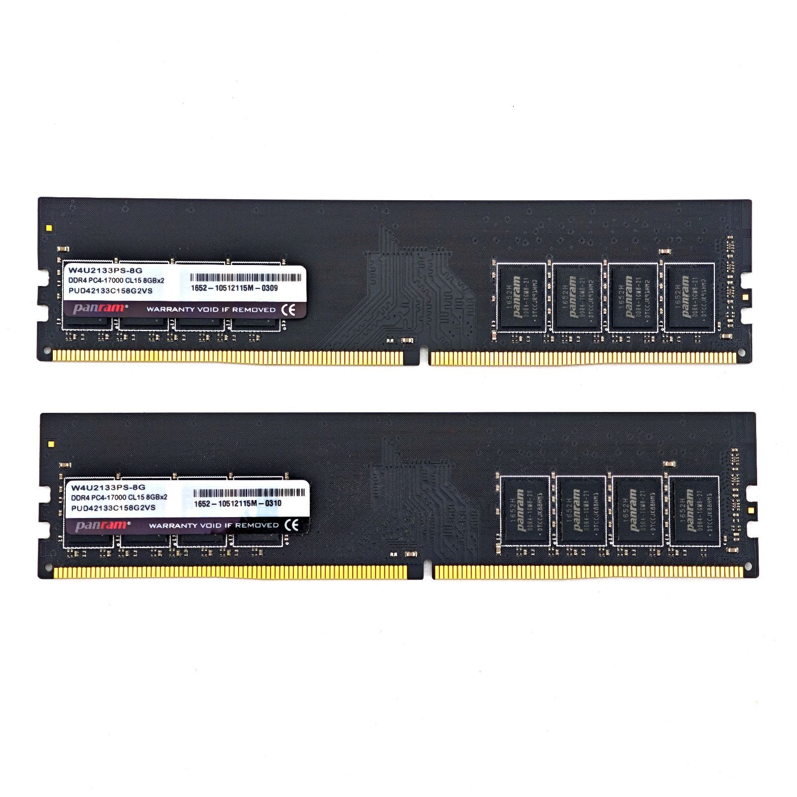 Panram デスクトップPC用メモリ DIMM DDR4-2133 8GB×2枚 合計16GB