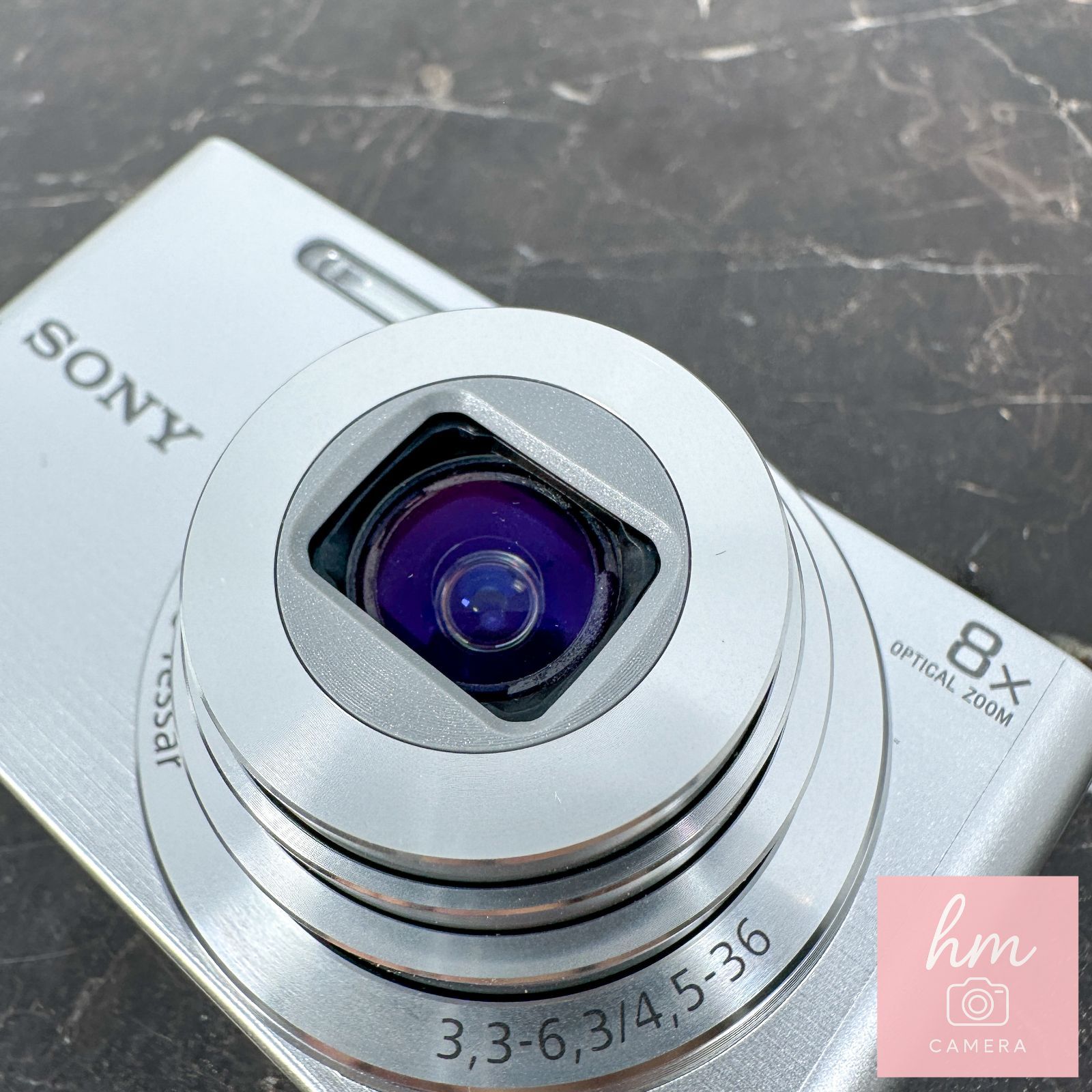 美品】SONY Cyber-shot DSC-W830 シルバー 2010万画素 光学8倍ズーム