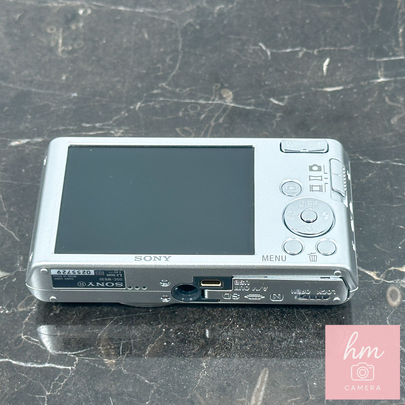 美品】SONY Cyber-shot DSC-W830 シルバー 2010万画素 光学8倍ズーム