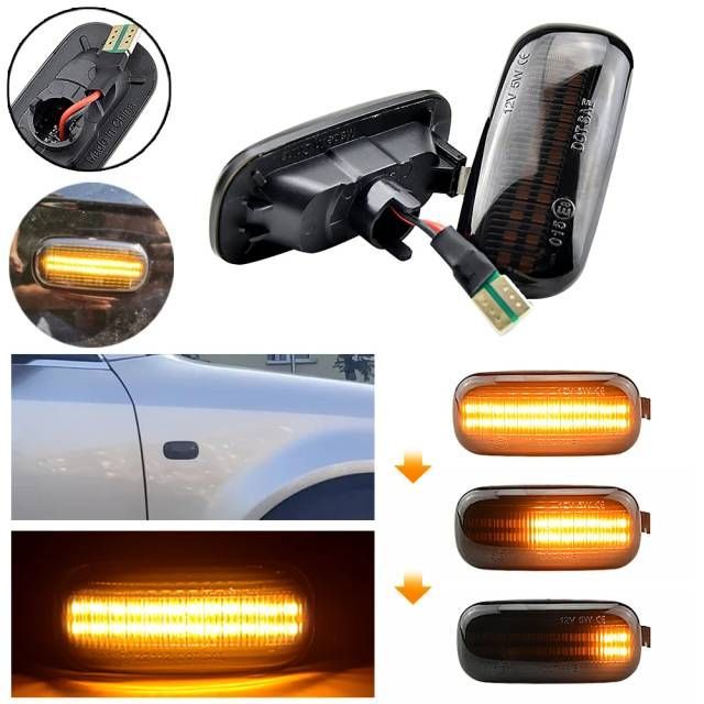 8E0949127 ダイナミック LED ウィンカー点滅インジケータアウディ A3