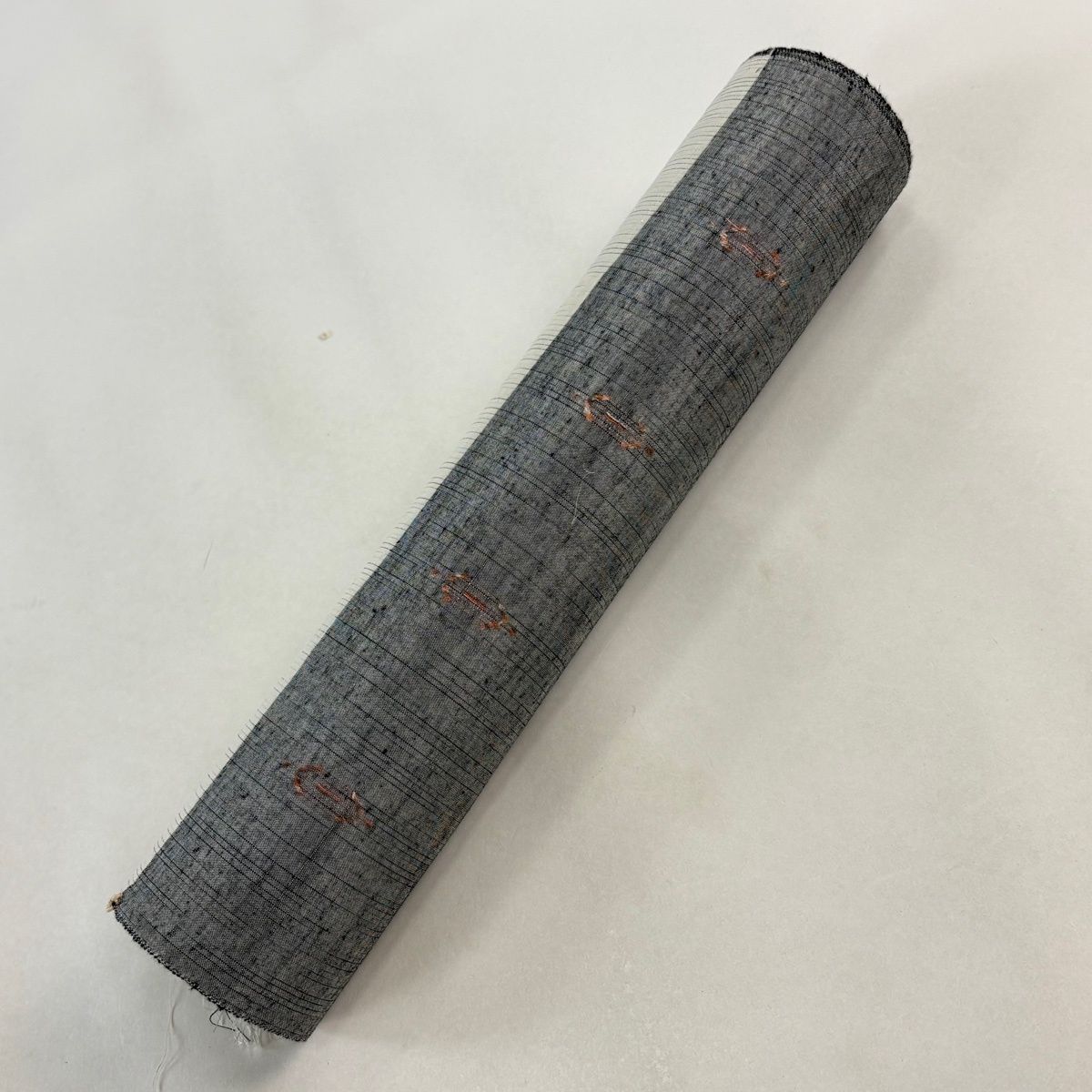 反物 秀品 紬 縞 幾何学 灰色 正絹 【中古】 - メルカリ