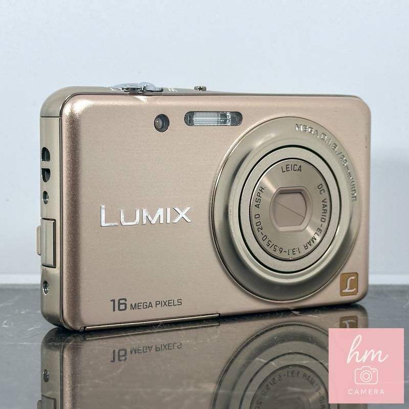 美品】Panasonic LUMIX DMC-FH7 シャインゴールド ゴールド 1610万画素