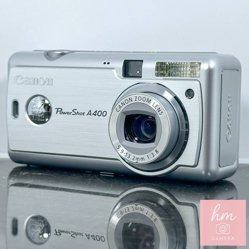 美品】Canon PowerShot A400 シルバー 320万画素 光学2.2倍ズーム 単3