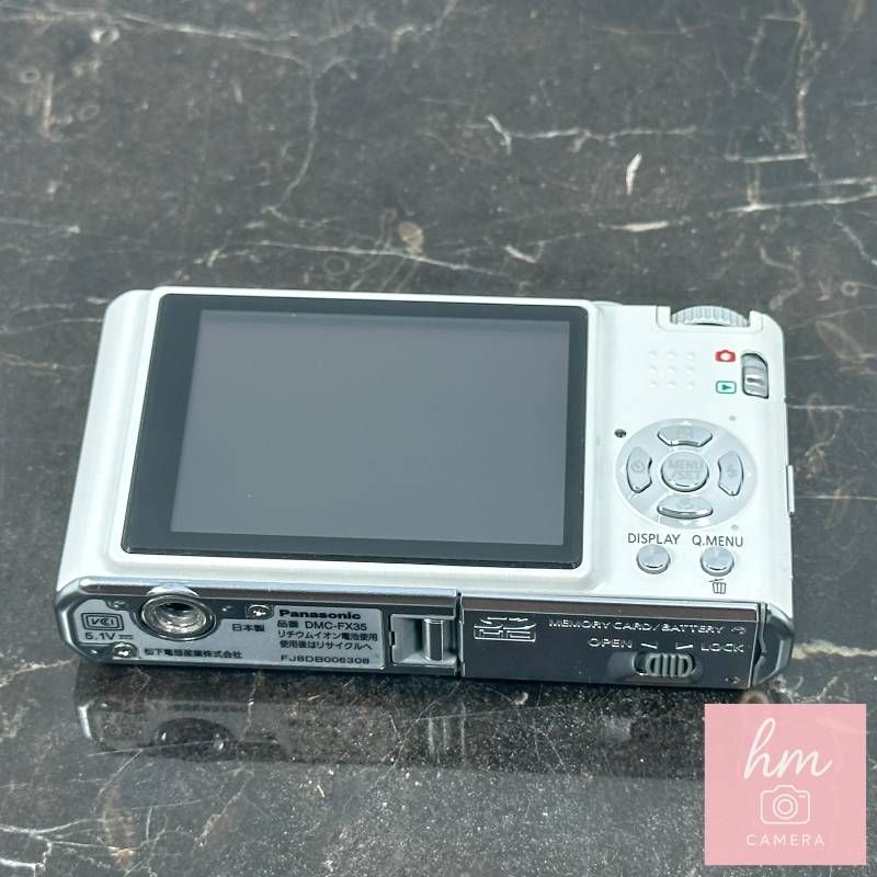 【平成レトロ】Panasonic LUMIX FX35 白 デジカメ コンデジ 美品】Panasonic LUMIX DMC-FX35 シェルホワイト ホワイト 1010万画素