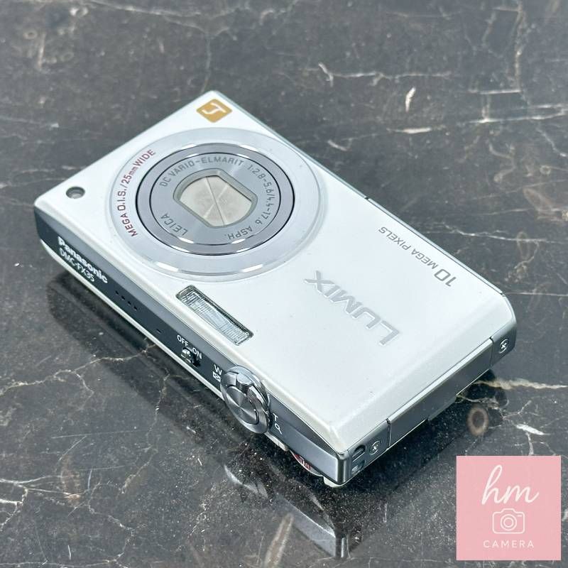 美品】Panasonic LUMIX DMC-FX35 シェルホワイト ホワイト 1010万画素