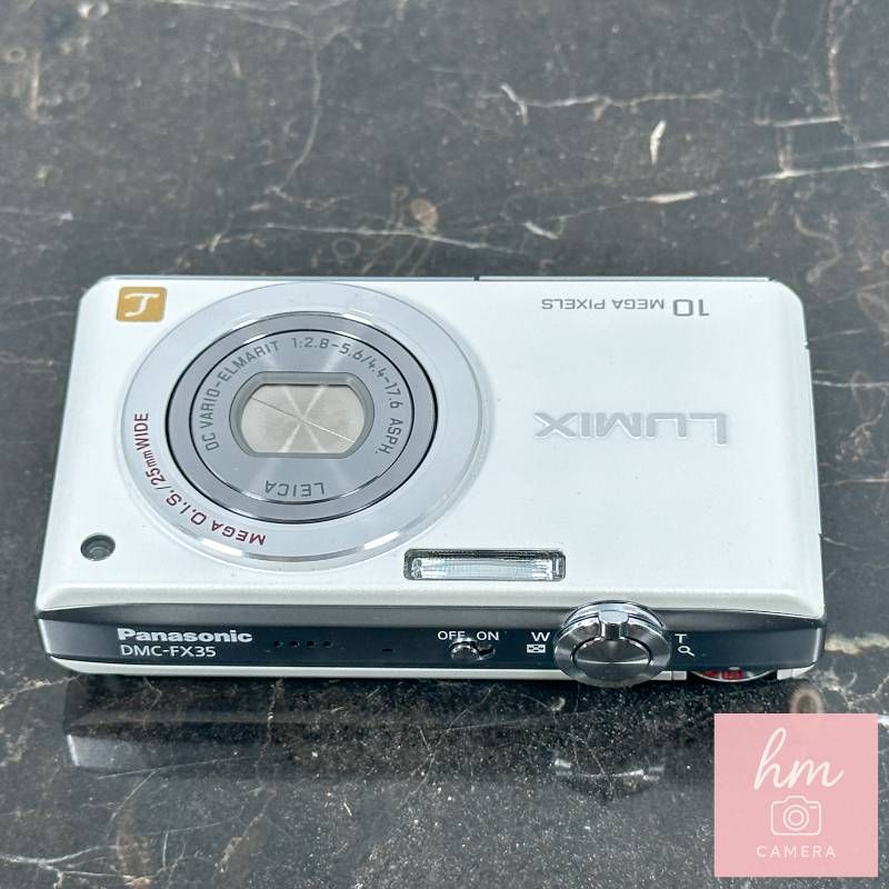 美品】Panasonic LUMIX DMC-FX35 シェルホワイト ホワイト 1010万画素