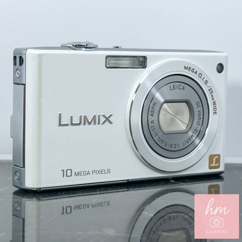 美品】Panasonic LUMIX DMC-FX35 シェルホワイト ホワイト 1010万画素