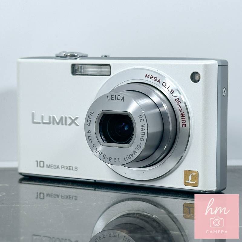 美品】Panasonic LUMIX DMC-FX35 シェルホワイト ホワイト 1010万画素
