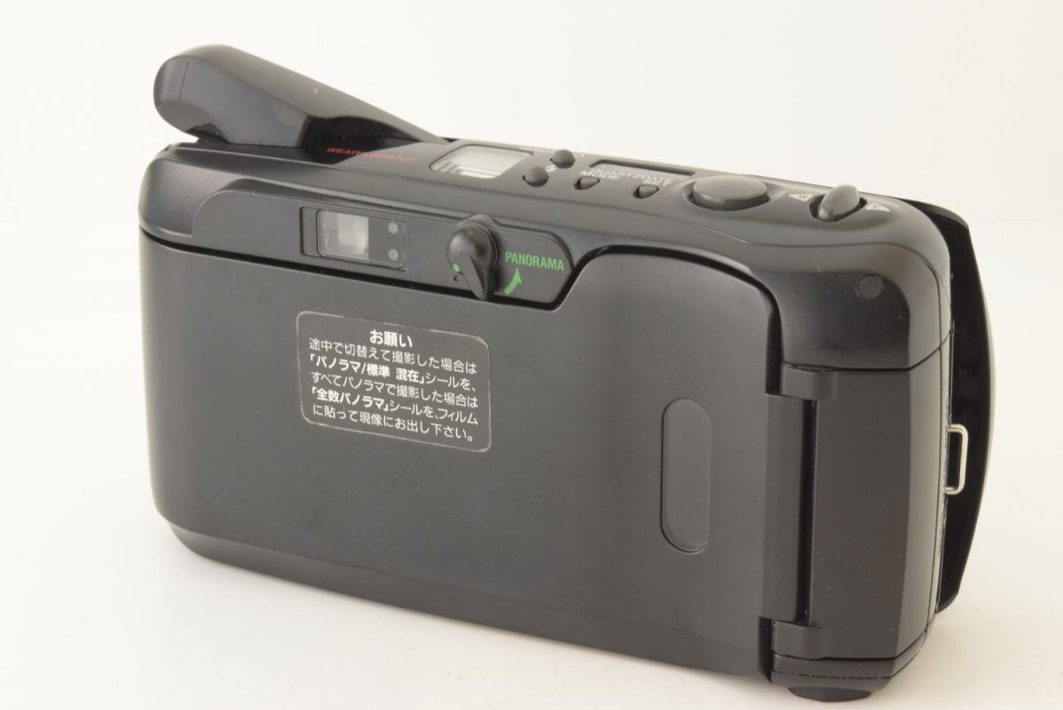 OLYMPUS オリンパスMju Zoom Panorama Black コンパクトフィルムカメラ